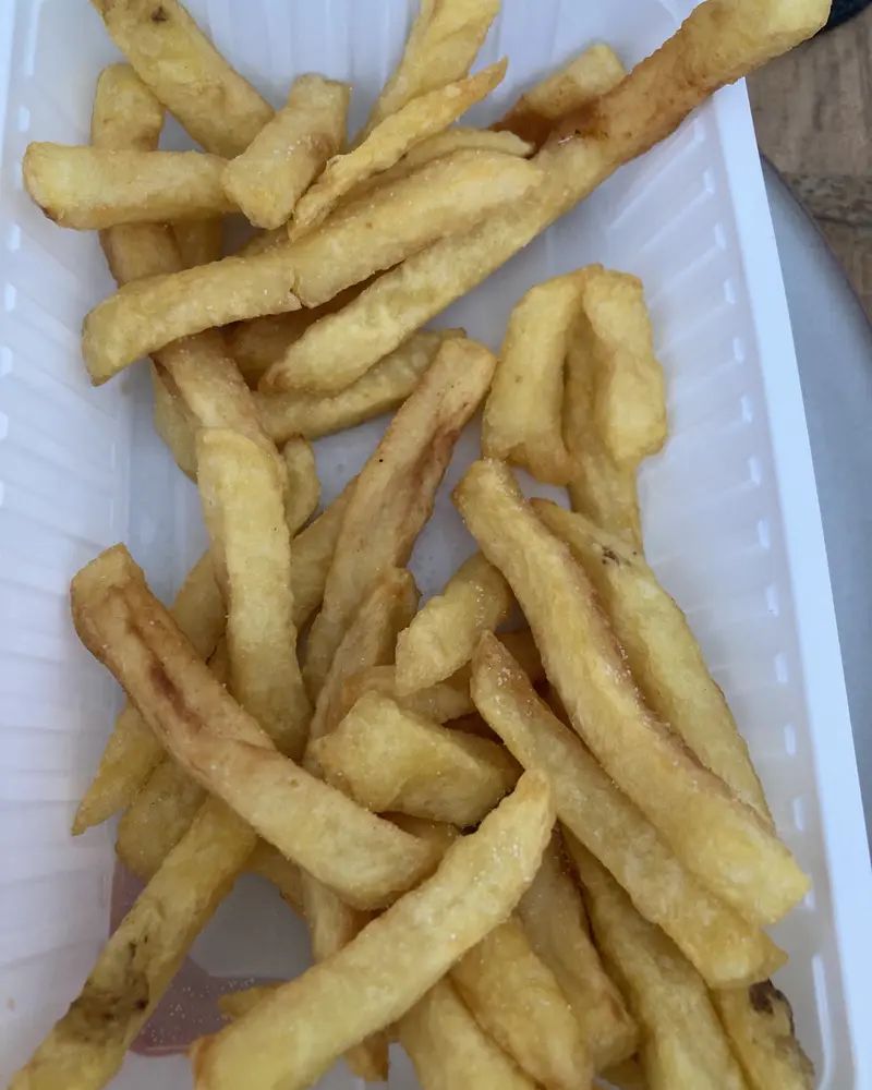 Een bakje verse frieten
